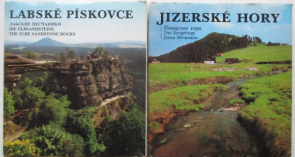 2 db Cseh �tik�nyv: Labsk� p�skovce + Jizersk� Hory