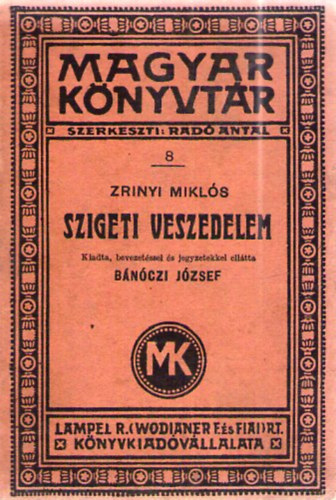 Zr�nyi Mikl�s - Szigeti veszedelem