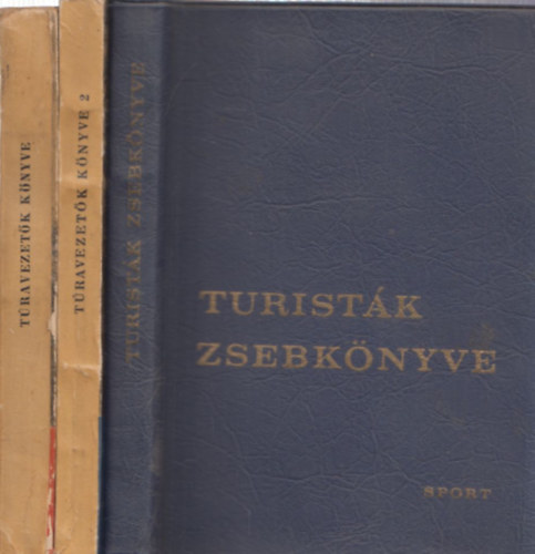 3 db traknyv: Turistk zsebknyve + Travezetk knyve 1-2.