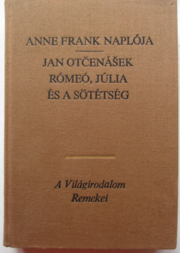 Anne- Otcen�sek, Jan Frank - Anne Frank napl�ja - R�me�, J�lia �s a s�t�ts�g