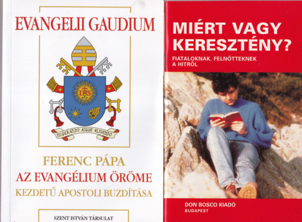 Triznya Mtys, M. Costa, R. Giordano Szab Ferenc S.J. - 3 db vallsi knyv ( egytt ) 1. Mirt vagy keresztny? 2. Ferenc ppa az evanglium rme kezdet apostoli buzdtsa, 3. Mieltt szrknek a sznek
