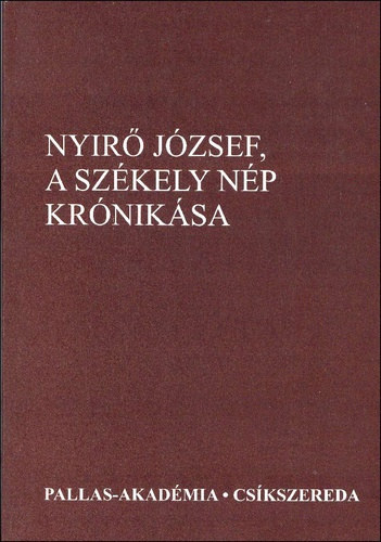 Pomogts Bla  (vlogatta) - Nyr Jzsef, a szkely np krniksa (irodalomtrtneti tanulmnyok)