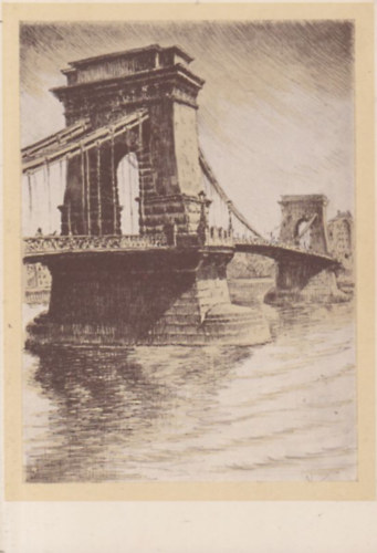 A Szchenyi-Lnchd, Budapest (rgi kpeslap)