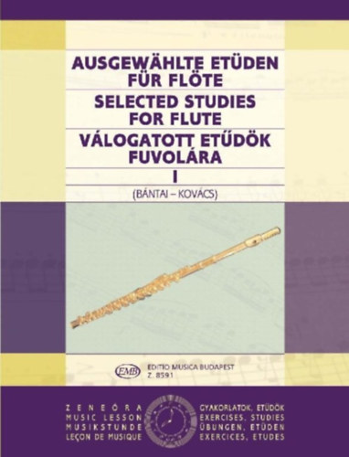 Kovcs Gbor Bntai Vilmos - Ausgewhlte Etden fr Flte - Selected Studies for Flute - Vlogatott etdk fuvolra I.