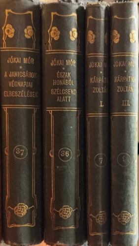 4 db Jókai kötet