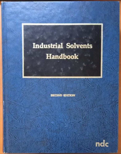 Ibert Mellan - Industrial Solvents Handbook