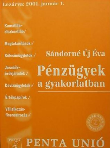 Sndorn j va - Pnzgyek a gyakorlatban