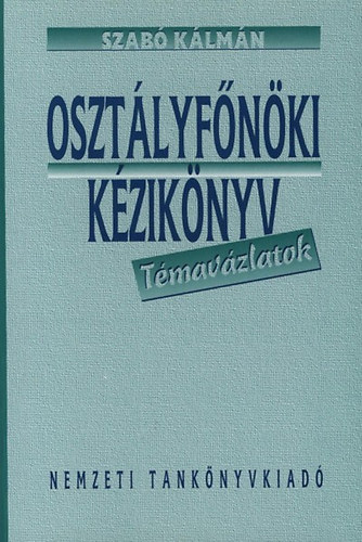 Osztlyfnki kziknyv