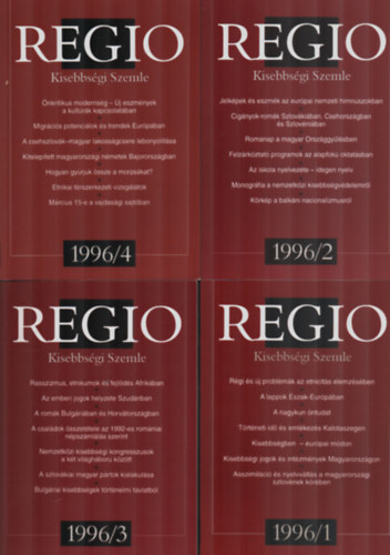 Fejs Zoltn - REGIO-Kisebbsgi Szemle 1996/1-4.