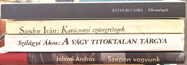 B�thori Csaba, S�ndor Iv�n, Szil�gyi �kos Jolsvai Andr�s - Magyar kort�rs k�nyvcsomag