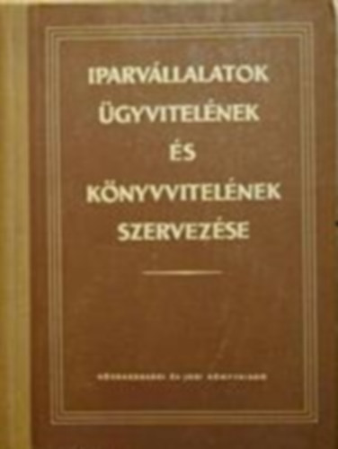 Balzsy Gyrgy - Iparvllalatok gyvitelnek s knyvvitelnek szervezse