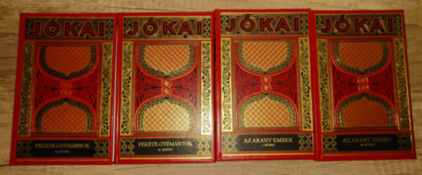 J�kai M�r - J�kai M�r 2 m�ve 4 k�tetben: Fekete gy�m�ntok I-II., Az arany ember I-II.