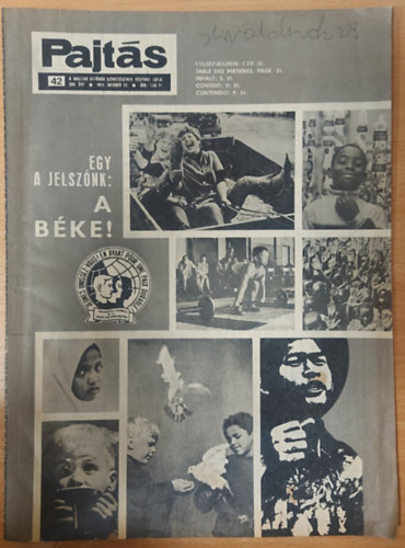 Vasvári Ferenc (szerk.) - Pajtás XXV. évfolyam, 42. szám (1970)