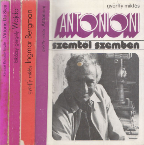 4 db ktet a Szemtl Szemben sorozatbl: Antonioni + Bergman + Wajda + De Sica