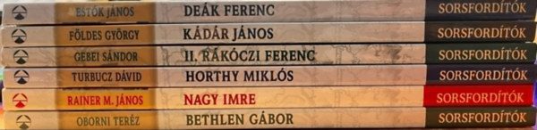 Sorsfordítók a magyar történelemben - 6 kötet