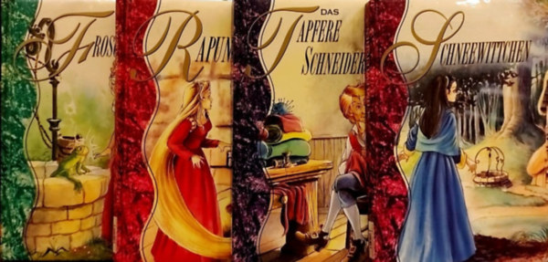 Die schönsten Grimms märchen - Rapunzel, Das tapfere schneiderlein, Der froschprinz, Schneewittchen