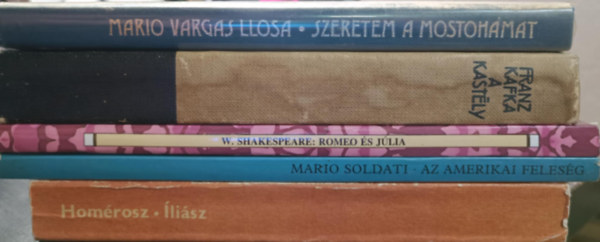Mario Soldati, Williem Shakespeare, Franz Kafka, Mario Vargas LLosa Homérosz - Klasszikus könyvcsomag
