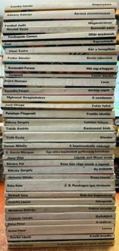 Rakta regnytr knyvcsomag (33 db)