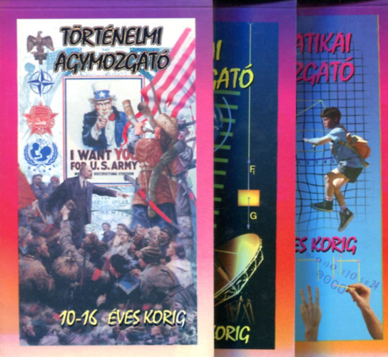 Több rendező - 3 db "Agymozgató" füzet: Történelmi - Matematikai - Fizikai (10 - 14-16 éves korig)