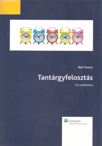 Bak Ferenc - Tantrgyfeloszts - Cd-Mellklettel