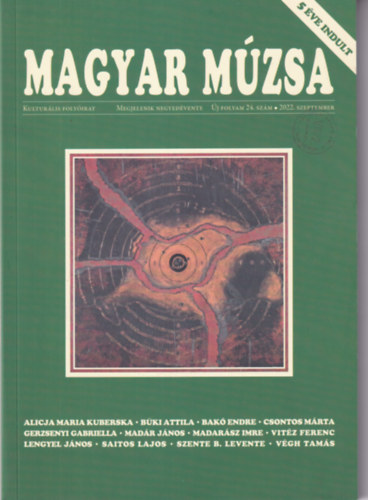 Magyar M�zsa �j folyam 24. sz�m 2022. szerptember