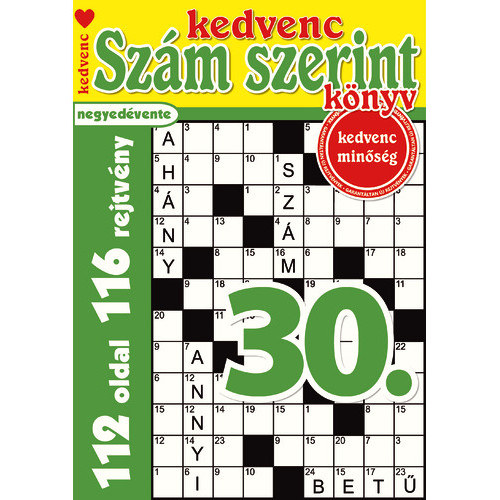 Kedvenc Szm Szerint Knyv 30.