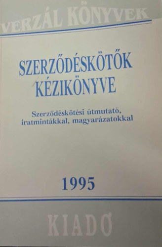 Etal.; Dr. Bodor Mária - Szerződéskötők kézikönyve I-II.