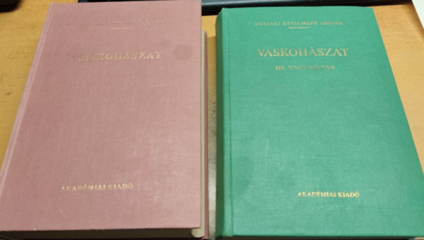 Dr. Dr. Nagy Zoltán Vas Zoltán - 2 db Műszaki értelmező szótár: Fémkohászat + Vaskohászat