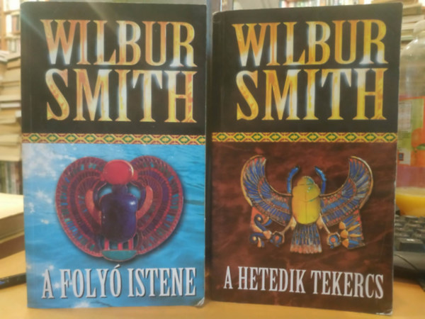 Wilbur Smith - 2 db Wilbur Smith: A foly� istene + A hetedik tekercs