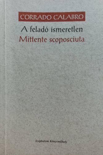 Corrado Calabro - A felad� ismeretlen - Mittente sconosciuta