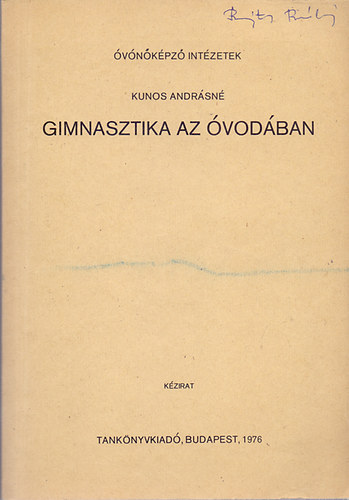 Kunos Andrsn - Gimnasztika az vodban