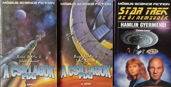 John Barnes Buzz Aldvin Carmen Carter - STAR TREK az �j nemzed�k: Hamlin gyermekei + A csillagok fiai I-II. (3 m�)