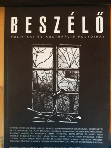 Kiss Ilona  (szerk.) - Beszl - Politikai s kulturlis folyirat 2000. szept.-okt.