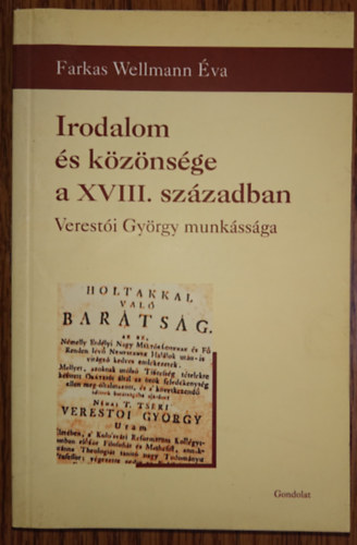 Farkas Wellmann va - Irodalom s kznsge a XVII. szzadban -Veresti Gyrgy munkssga