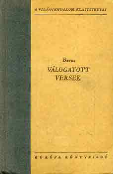 Robert Burns - V�logatott versek (Burns)