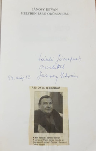 Jnosy Istvn - Helyben jr Odsszeusz