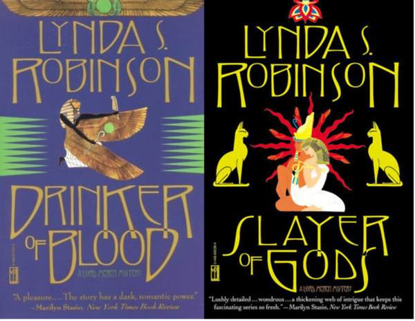 Lynda S. Robinson - Drinker of Blood +  Slayer of Gods  2 ktet ) (The Lord Meren Mysteries)