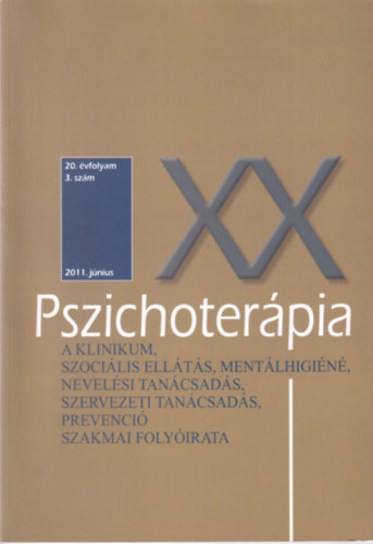 Pszichoterpia 20. vfolyam 3.szm 2011. jnius
