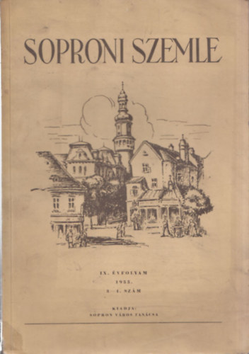 Csatkai Endre - Soproni Szemle 1955/3-4. szm