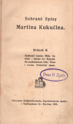 Sobran Spisy - Martina Kukucina II.