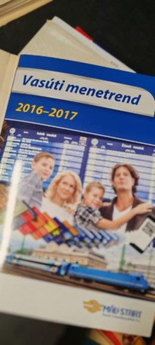 MÁV-START Zrt. Közforgalmú menetrend könyvek