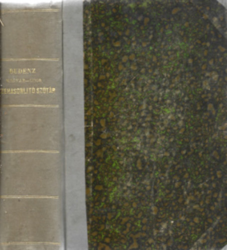 Budenz J�zsef - Magyar-Ugor �sszehasonl�t� sz�t�r