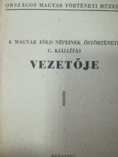 A Magyar fld npeinek strtnete c. killts vezetje