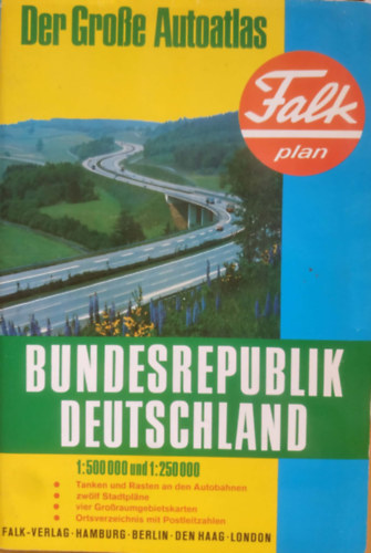 Falk - Der Grosse Autoatlas - Bundesrepublik Deutschland 1:500.000 und 1:250.000