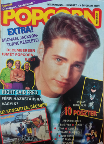 Popcorn International - Hungary V. vfolyam 1992/9 (Poszter mellklettel)