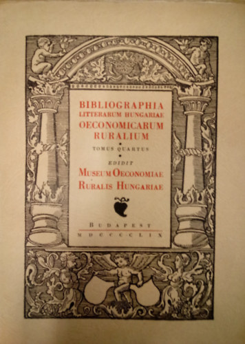 S. Szab Ferenc - Bibliographia Litterarum Hungariae Oeconomicarum Ruralium IV.