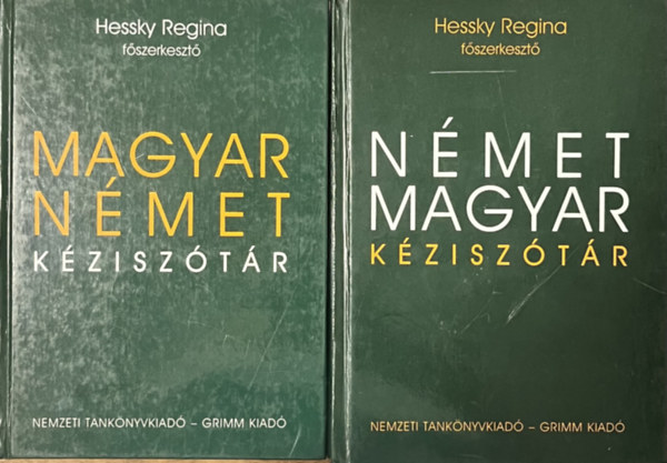 Hessky Regina  (szerk.) - Magyar-nmet kzisztr + Nmet-magyar kzisztr