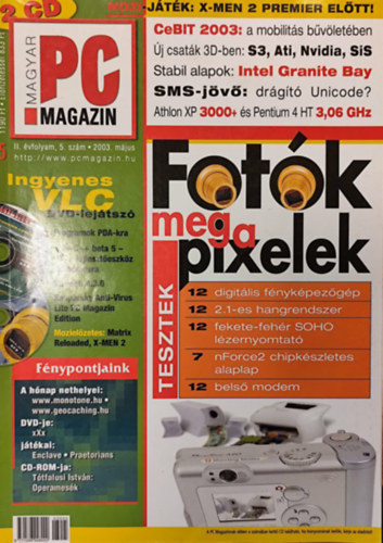 Magyar PC magazin II. évfolyam, 5.szám 2003. május