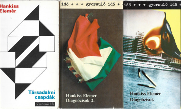 Hankiss Elemr - 3 db knyv, Diagnzisok 1-2., Trsadalmi csapdk