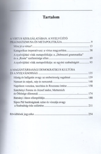Miskolczy Ambrus - Kazinczy Ferenc tja a nyelvjtstl a politikai megjulsig II.